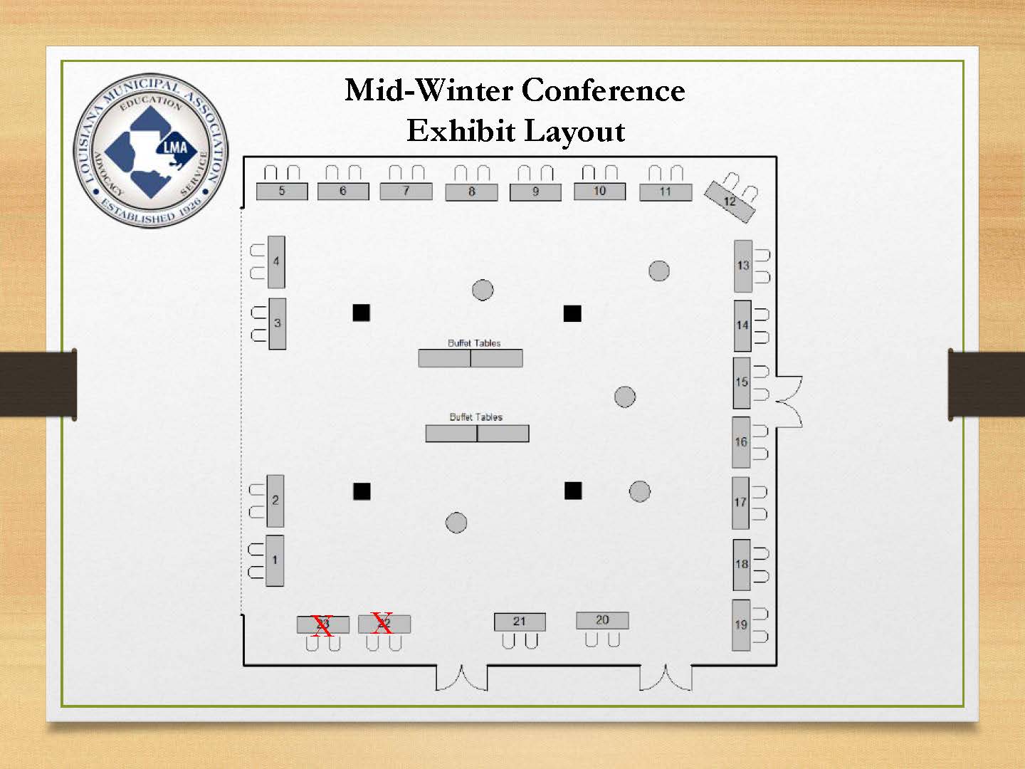 Display event Exhibitor/Sponsor LMA MidWinter Conference